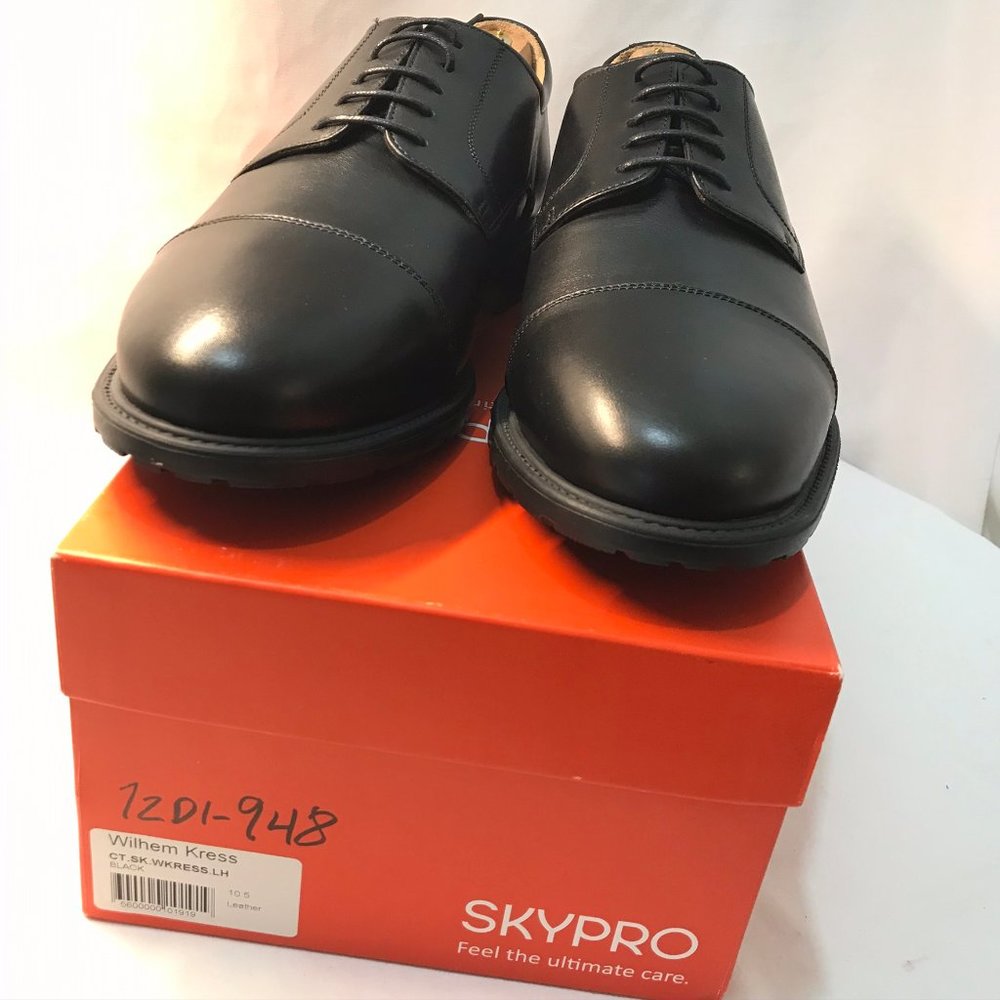 SKYPRO Wilhem Kress Men's Black Captop Lace Oxford